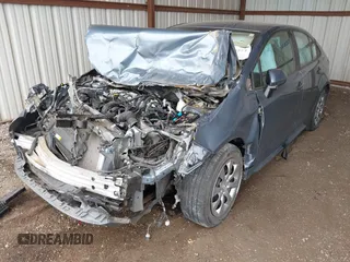 2020 Toyota Corolla LE with VIN 5YFEPRAEXLP062497, listed as a IAAI auction lot 41735577 with 1 mi miles. Bid and sale history available at carsss.com. Image 2.