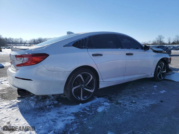 2019 Honda Accord Sedan Sport 1.5T with VIN 1HGCV1F38KA044834, listed as a Copart auction lot 41991345 with 0 mi miles and Salvage Title. Bid and sale history available at carsss.com. Image 3.