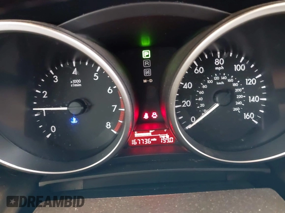 2014 Mazda 5 Touring with VIN JM1CW2CL7E0167945, listed as a IAAI auction lot 41624435 with 167,736 mi miles. Bid and sale history available at carsss.com. Image 7.