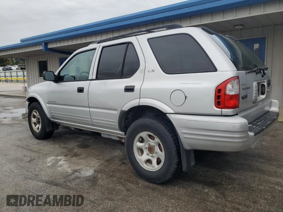 2001 Isuzu Rodeo S with VIN 4S2CK58W914309610, listed as a Copart auction lot 47966745 with Not Provided miles and Clean Title. Bid and sale history available at DreamBid. Image 2.