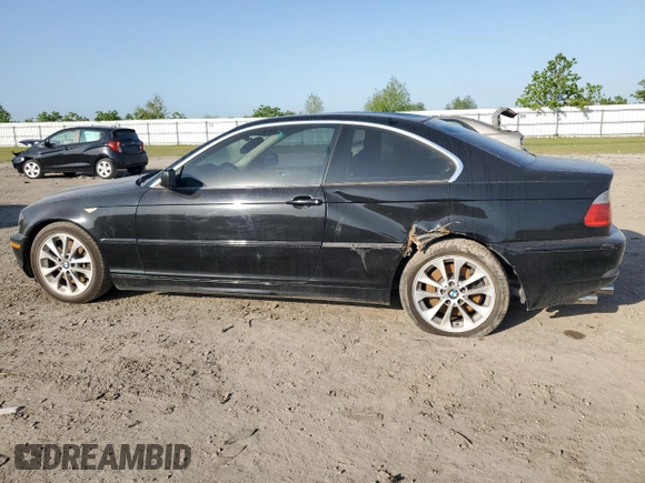 2005 BMW 3 Series 330Ci with VIN WBABD53415PD99380, listed as a Copart auction lot 52743025 with 172,537 mi miles and Salvage Title. Bid and sale history available at carsss.com. Image 2.