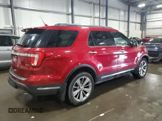 2018 Ford Explorer Limited with VIN 1FM5K8F80JGB43840, listed as a Copart auction lot 59131435 with 98,403 mi miles and Salvage title. Bid and sale history available at DreamBid. Image 3.