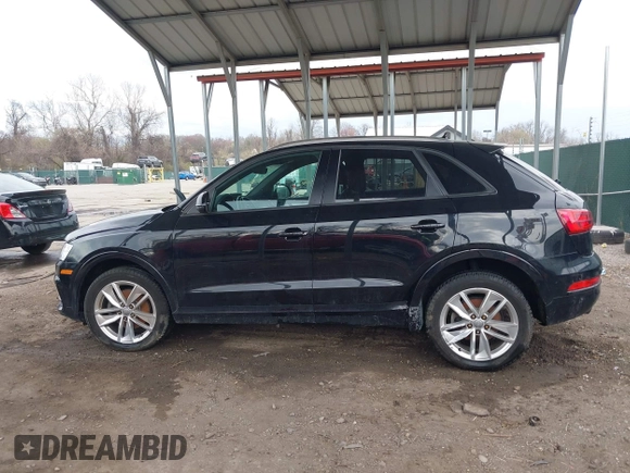 2017 Audi Q3 Premium with VIN WA1ECCFS4HR006201, listed as a IAAI auction lot 41876661 with 159,302 mi miles. Bid and sale history available at carsss.com. Image 14.