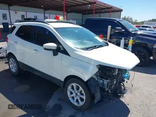 2021 Ford EcoSport SE with VIN MAJ3S2GE4MC439992, listed as a IAAI auction lot 41839289 with 28,563 mi miles and . Bid and sale history available at carsss.com. Image 1.