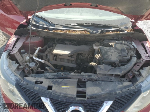 2017 Nissan Rogue SV with VIN JN1BJ1CP7HW007026, listed as a Copart auction lot 60282215 with 53,792 mi miles and Salvage title. Bid and sale history available at DreamBid. Image 12.