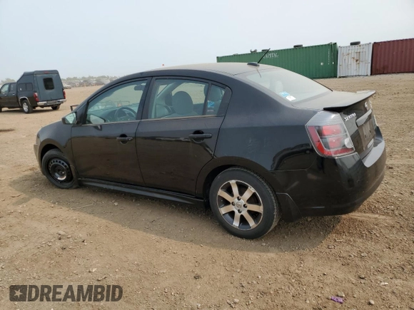 2012 Nissan Sentra SR with VIN 3N1AB6AP2CL622560, listed as a Copart auction lot 58856725 with 132,970 mi miles and Salvage title. Bid and sale history available at DreamBid. Image 2.