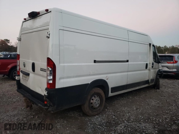 2023 Ram ProMaster Cargo with VIN 3C6MRVJG6PE506912, listed as a Copart auction lot 82334984 with Not Provided miles and Salvage Title. Bid and sale history available at DreamBid. Image 3.