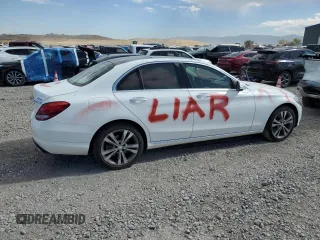 2015 Mercedes-Benz C 300 Luxury with VIN 55SWF4KB8FU070644, listed as a Copart auction lot 65435945 with 99,393 mi miles and Salvage title. Bid and sale history available at DreamBid. Image 3.
