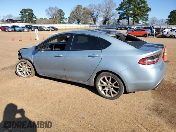 2013 Dodge Dart SXT with VIN 1C3CDFBA5DD292421, listed as a Copart auction lot 46932105 with 141,791 mi miles and Salvage Title. Bid and sale history available at carsss.com. Image 2.