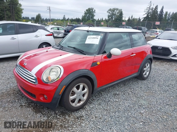 2010 MINI Hardtop with VIN WMWMF3C51ATZ65259, listed as a IAAI auction lot 42248896 with 106,216 mi miles and . Bid and sale history available at DreamBid. Image 17.