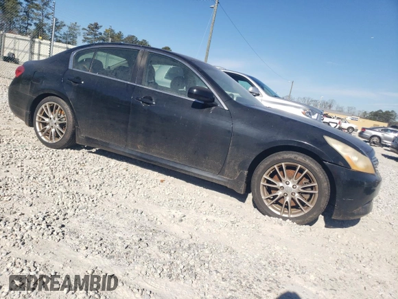 2008 Infiniti G35 with VIN JNKBV61E78M208502, listed as a Copart auction lot 86356974 with Not Provided miles and Clean Title. Bid and sale history available at DreamBid. Image 4.