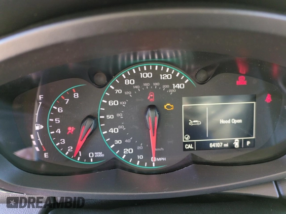2021 Chevrolet Trax LT with VIN KL7CJPSM7MB371313, listed as a Copart auction lot 48622595 with 64,107 mi miles and Salvage Title. Bid and sale history available at carsss.com. Image 9.