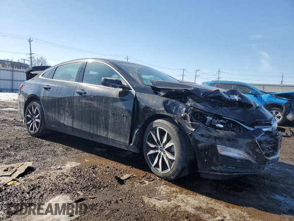 2023 Chevrolet Malibu RS with VIN 1G1ZG5ST3PF121239, listed as a Copart auction lot 46612535 with 14,047 mi miles and Salvage Title. Bid and sale history available at DreamBid. Image 4.