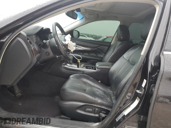 2015 Infiniti Q70 with VIN JN1BY1PPXFM600524, listed as a Copart auction lot 43150975 with 146,839 mi miles and Salvage title. Bid and sale history available at DreamBid. Image 7.