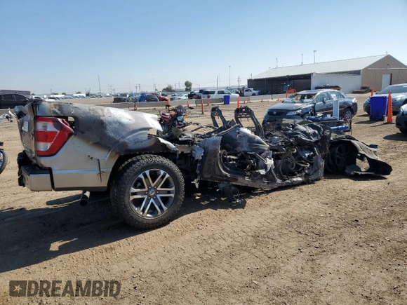 2021 Ford F-150 XL with VIN 1FTEW1EPXMFB48885, listed as a Copart auction lot 59351635 with Not provided miles and Non repairable. Bid and sale history available at DreamBid. Image 3.