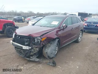 2015 Acura RDX Tech Pkg with VIN 5J8TB4H56FL019496, listed as a IAAI auction lot 41612411 with 166,672 mi miles. Bid and sale history available at carsss.com. Image 2.