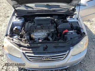 2008 Kia Spectra EX with VIN KNAFE121685548118, listed as a Copart auction lot 68773184 with 120,598 mi miles and Salvage Title. Bid and sale history available at carsss.com. Image 12.