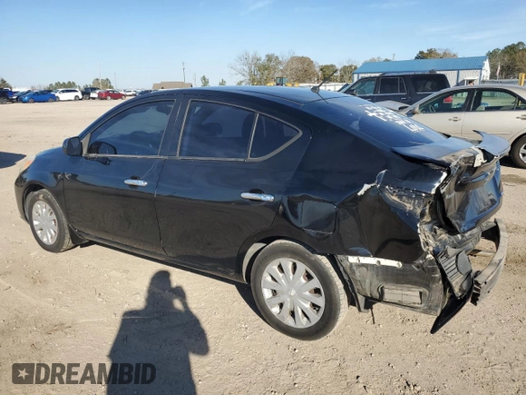 2014 Nissan Versa S with VIN 3N1CN7AP2EK451162, listed as a Copart auction lot 89150645 with 116,321 mi miles and Salvage Title. Bid and sale history available at DreamBid. Image 2.