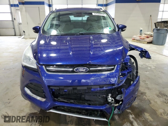 2014 Ford Escape Titanium with VIN 1FMCU9JX8EUC41088, listed as a Copart auction lot 52568435 with 114,907 mi miles and Salvage Title. Bid and sale history available at DreamBid. Image 5.