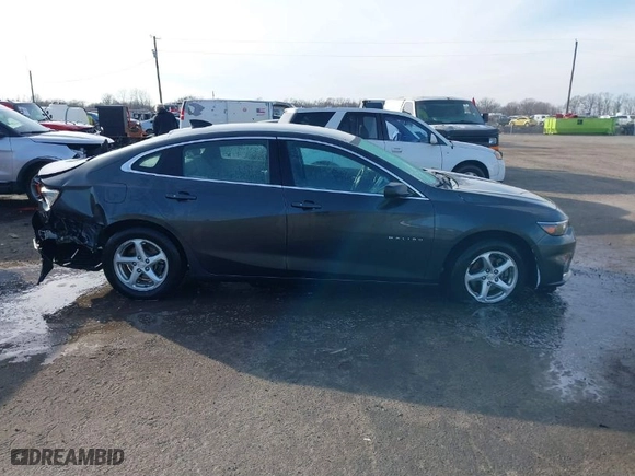 2017 Chevrolet Malibu LS with VIN 1G1ZC5ST9HF102790, listed as a IAAI auction lot 41221329 with 94487 miles. Bid and sale history available at carsss.com. Image 13.