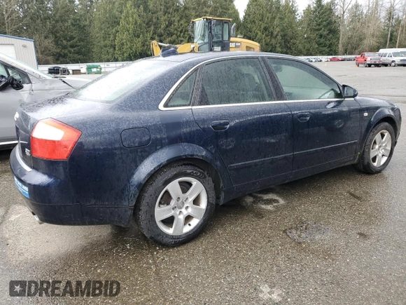 2004 Audi A4 3.0L with VIN WAULT68E44A186646, listed as a Copart auction lot 47619885 with 171,318 mi miles and Clean Title. Bid and sale history available at carsss.com. Image 3.