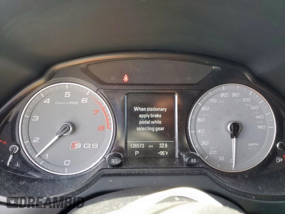 2016 Audi SQ5 Premium Plus with VIN WA1CCAFP0GA015076, listed as a Copart auction lot 57091295 with 136,573 mi miles and Salvage title. Bid and sale history available at DreamBid. Image 9.
