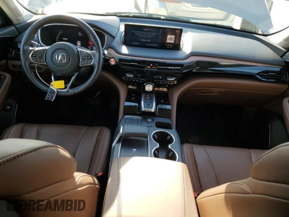 2023 Acura MDX w/Technology Package with VIN 5J8YE1H48PL028477, listed as a Copart auction lot 43697875 with 30,397 mi miles and Salvage Title. Bid and sale history available at carsss.com. Image 8.