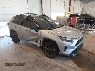2024 Toyota RAV4 Hybrid XSE with VIN 4T3E6RFV6RU164972, listed as a IAAI auction lot 42626575 with 47,854 mi miles and . Bid and sale history available at DreamBid. Image 1.