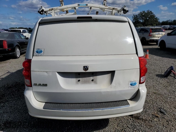 2013 Ram Cargo Van Tradesman with VIN 2C4JRGAGXDR812805, listed as a Copart auction lot 84934214 with 184,209 mi miles and Salvage Title. Bid and sale history available at carsss.com. Image 6.