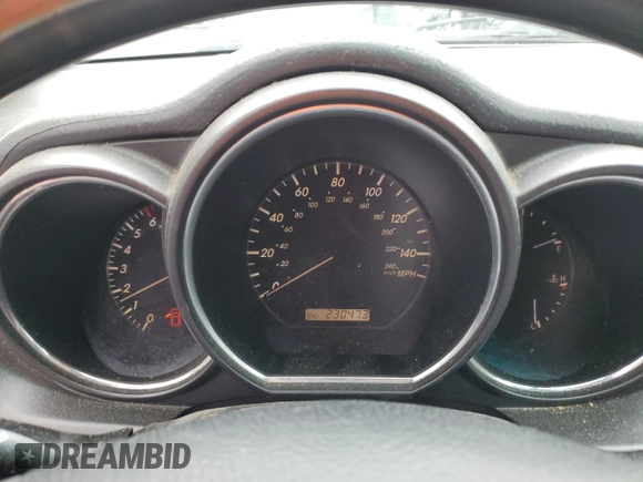 2005 Lexus RX 330 with VIN JTJGA31U150058329, listed as a Copart auction lot 47762215 with 230,473 mi miles and Salvage Title. Bid and sale history available at DreamBid. Image 9.