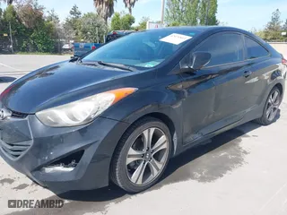 2013 Hyundai Elantra Coupe GS PZEV with VIN KMHDH6AE3DU006571, listed as a IAAI auction lot 42074843 with 161,612 mi miles. Bid and sale history available at carsss.com. Image 6.