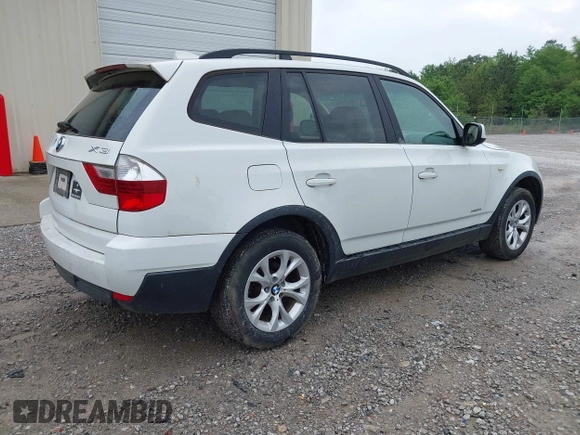 2010 BMW X3 xDrive30i with VIN WBXPC9C45AWJ38577, listed as a IAAI auction lot 42124223 with 217,075 mi miles. Bid and sale history available at carsss.com. Image 4.