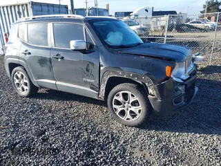 2018 Jeep Renegade Limited with VIN ZACCJBDB4JPH33777, listed as a IAAI auction lot 41675549 with 121,791 mi miles and . Bid and sale history available at DreamBid. Image 1.