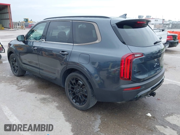 2021 Kia Telluride SX with VIN 5XYP5DHC9MG095972, listed as a IAAI auction lot 42345283 with 125,548 mi miles and . Bid and sale history available at DreamBid. Image 3.