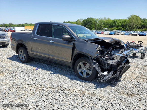 2022 Honda Ridgeline RTL-E with VIN 5FPYK3F73NB038115, listed as a Copart auction lot 49354083 with 8,147 mi miles. Bid and sale history available at carsss.com. Image 4.