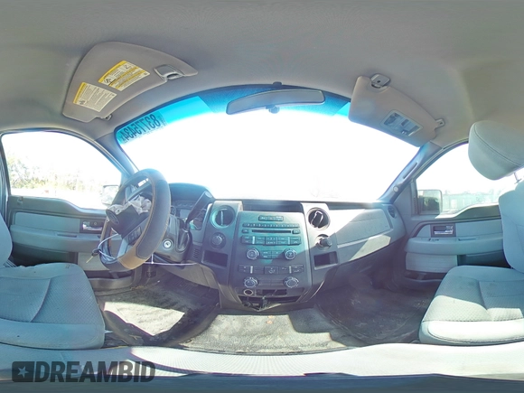 2013 Ford F-150 XL with VIN 1FTMF1EM1DKE35590, listed as a Copart auction lot 48037685 with 212,909 mi miles and Non Repairable. Bid and sale history available at carsss.com. Image 12.