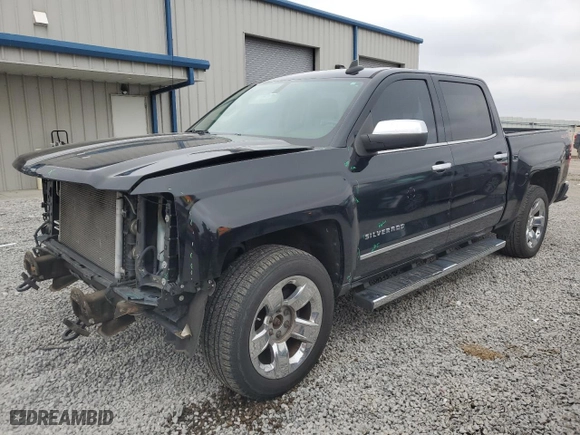 2015 Chevrolet Silverado 1500 LTZ with VIN 3GCUKSEC9FG418863, listed as a Copart auction lot 45115165 with 140,398 mi miles and Salvage Title. Bid and sale history available at carsss.com. Image 1.