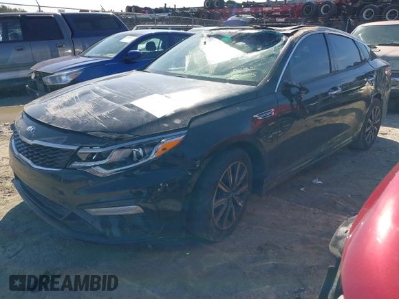 2019 Kia Optima LX with VIN 5XXGT4L37KG321862, listed as a IAAI auction lot 41744721 with 105,875 mi miles. Bid and sale history available at carsss.com. Image 18.
