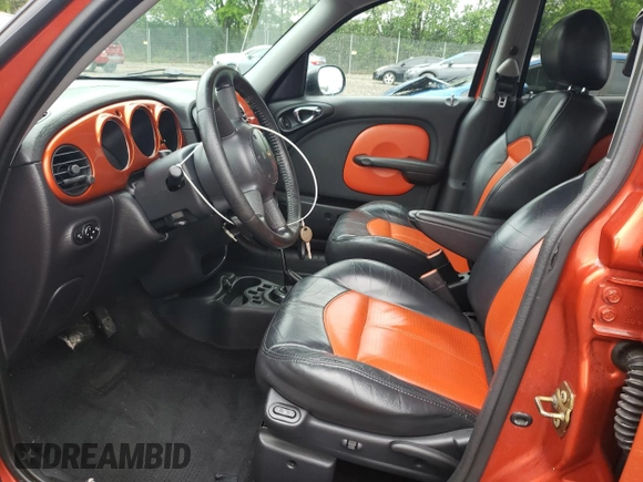 2003 Chrysler PT Cruiser GT with VIN 3C8FY78GX3T601063, listed as a Copart auction lot 57888885 with 77,018 mi miles and Non repairable. Bid and sale history available at DreamBid. Image 7.