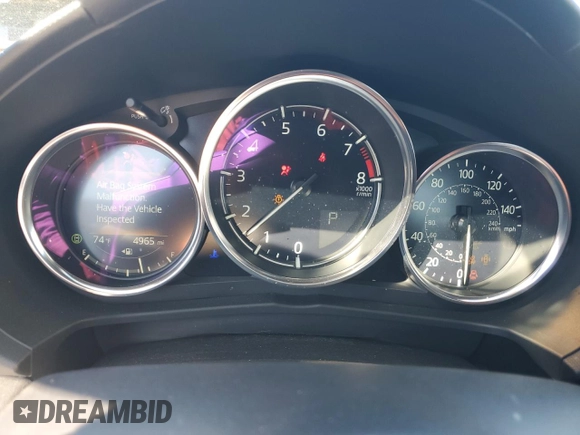 2024 Mazda MX-5 Miata Grand Touring z VIN JM1NDAM76R0602972, wystawiony jako Copart lot #77665904 z przebiegiem 4 965 mil mil oraz Szkoda całkowita • Salvage title. Historia ofert i sprzedaży dostępna na DreamBid. Obrazek 9.