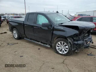 2019 Chevrolet Silverado 1500 Custom with VIN 1GCRYBEH3KZ370058, listed as a Copart auction lot 47594675 with 33,766 mi miles and Clean Title. Bid and sale history available at DreamBid. Image 4.