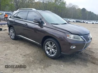 2013 Lexus RX 350 with VIN 2T2ZK1BAXDC120957, listed as a IAAI auction lot 41941047 with 190,218 mi miles and . Bid and sale history available at DreamBid. Image 1.