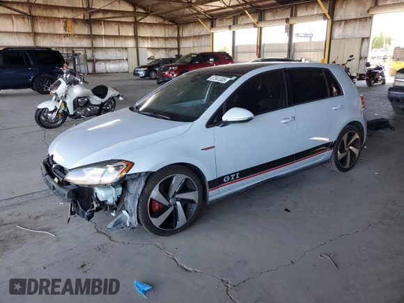 2018 Volkswagen GTI S z VIN 3VW547AU4JM266184, wystawiony jako Copart lot #57341305 z przebiegiem 156 773 mil mil oraz Szkoda całkowita • Salvage title. Historia ofert i sprzedaży dostępna na DreamBid. Obrazek 1.