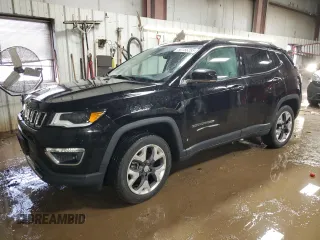 2018 Jeep Compass Limited with VIN 3C4NJDCB8JT341030, listed as a Copart auction lot 50166285 with 68,468 mi miles and Salvage Title. Bid and sale history available at carsss.com. Image 1.