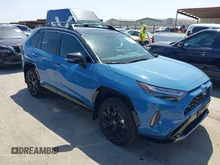 2024 Toyota RAV4 Hybrid XSE with VIN 4T3E6RFV8RU153892, listed as a IAAI auction lot 41848730 with 7,917 mi miles and . Bid and sale history available at carsss.com. Image 1.