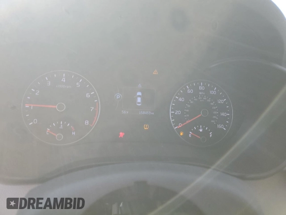 2016 Kia Optima LX with VIN 5XXGT4L3XGG017741, listed as a Copart auction lot 83065824 with 158,453 mi miles and Salvage Title. Bid and sale history available at DreamBid. Image 9.