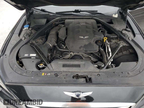 2017 Genesis G80 3.8L z VIN KMHGN4JE0HU180808, wystawiony jako Copart lot #52796555 z przebiegiem 81 598 mil mil oraz Szkody całkowita. Historia ofert i sprzedaży dostępna na DreamBid. Obrazek 12.