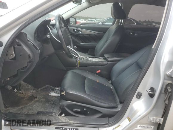 2015 Infiniti Q50 Premium with VIN JN1BV7AP3FM335854, listed as a Copart auction lot 54304345 with 114,416 mi miles and Clean Title. Bid and sale history available at carsss.com. Image 7.