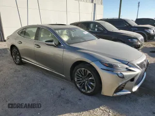 2018 Lexus LS with VIN JTHB51FF2J5005005, listed as a Copart auction lot 76976514 with 43,698 mi miles and Salvage Title. Bid and sale history available at carsss.com. Image 4.