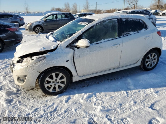 2011 Mazda Mazda2 Touring with VIN JM1DE1HY9B0101883, listed as a Copart auction lot 42089205 with 168,267 mi miles and Salvage Title. Bid and sale history available at carsss.com. Image 1.